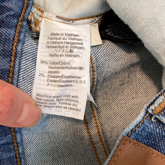 Madewell High Rise Slim Boyjean Size 25 - Picture 10 of 15